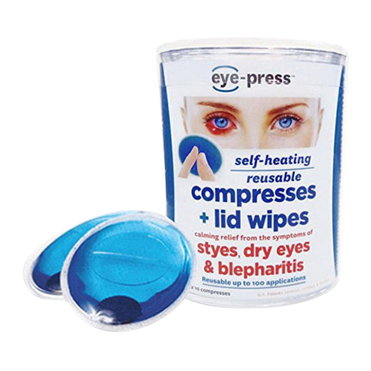 Eye Press Self Heating Reusable Compress & Lid Wipes Eye Drops & Lubricants Pasteur Pharmacy