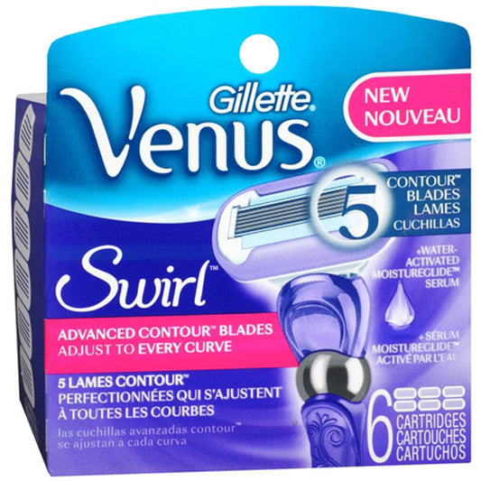 Gillette Venus® Deluxe Smooth Swirl Razor Blade Refills Shaving & Grooming Pasteur Pharmacy