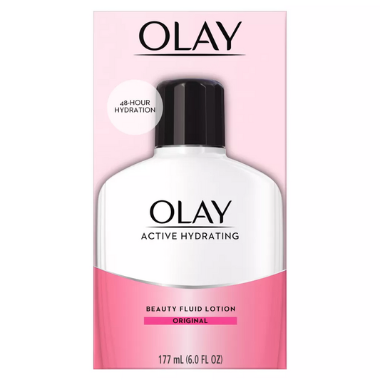 Olay Active Hydrating Original Beauty Fluid Lotion, 6 Fl Oz Face Moisturizer Pasteur Pharmacy