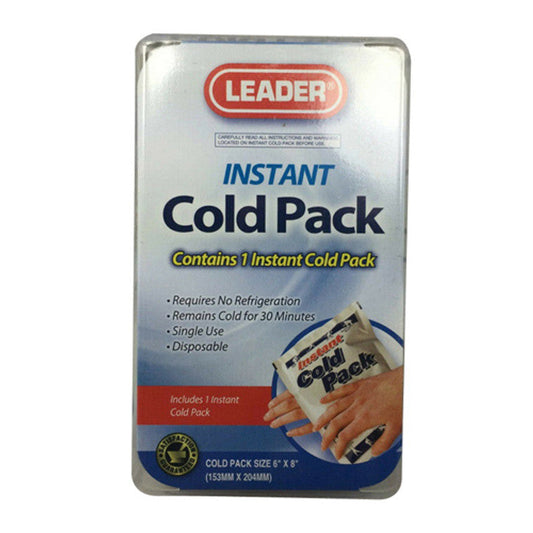 Leader Instant Cold Pack, Single Hot & Cold Therapies Pasteur Pharmacy