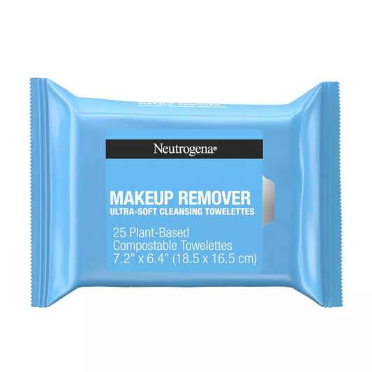 Neutrogena Makeup Remover Cleansing Towelettes & Face Wipes - 25ct Makeup Removers Pasteur Pharmacy