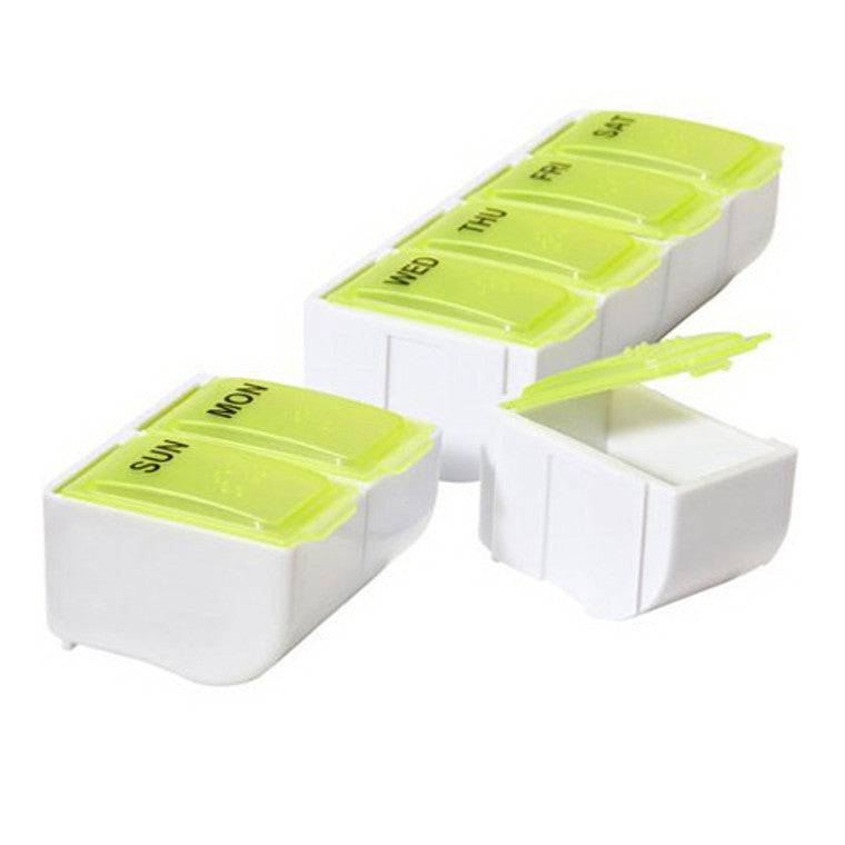 Apex Pill Organiser 7 Day Detach N Go Organizer Cutters Pasteur Pharmacy