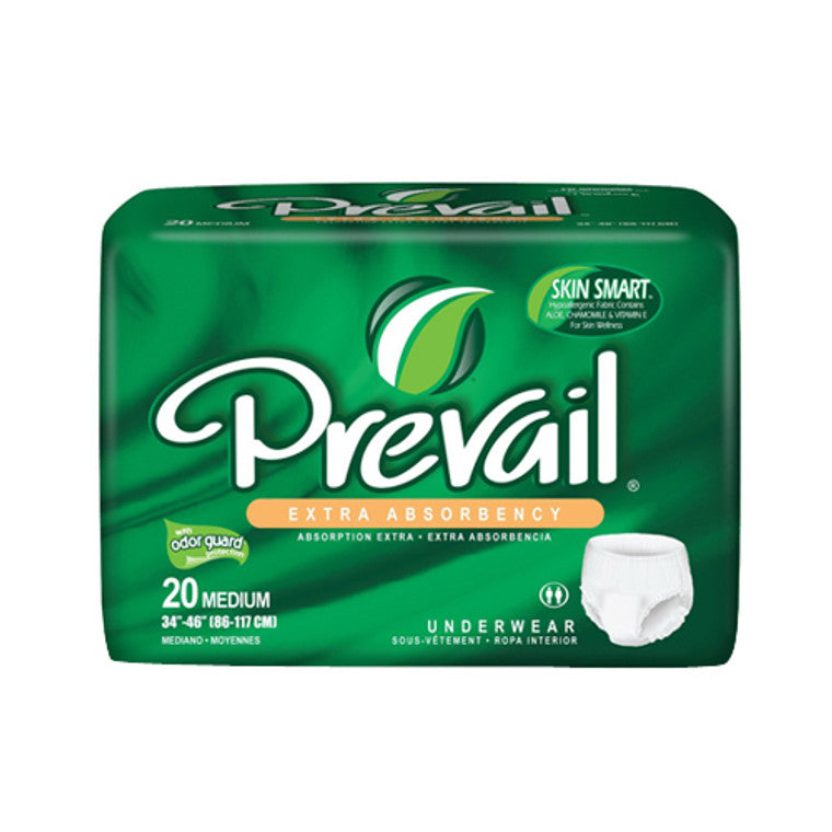 Prevail Underwear Extra Absorbency Medium - 4 Pks Of 20 Incontinence Aids Pasteur Pharmacy