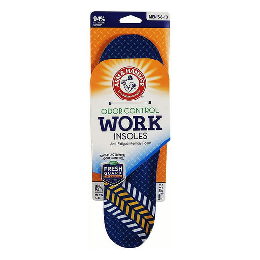Arm & Hammer Men'S Memory Foam Work Insoles 1 Pair Insoles & Inserts Pasteur Pharmacy