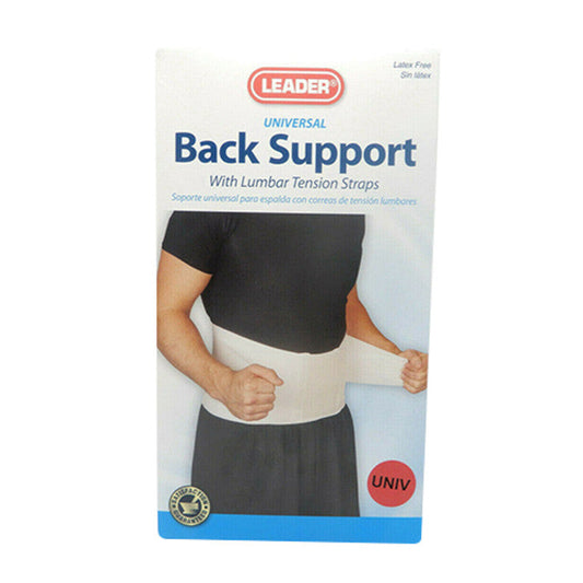 Leader Back Support, With Lumbar Tension Straps, Universal Back & Lumbar Support Cushions Pasteur Pharmacy