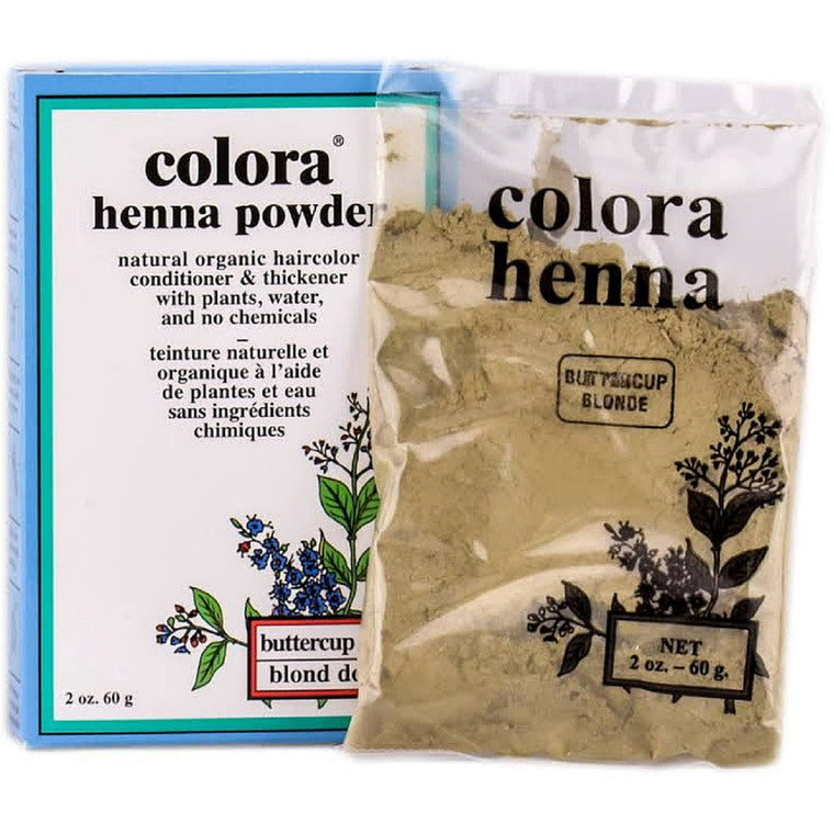 Colora Henna Powder Hair Color, Buttercup Blonde 2 Oz Hair Color Pasteur Pharmacy