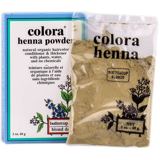 Colora Henna Powder Hair Color, Buttercup Blonde 2 Oz Hair Color Pasteur Pharmacy