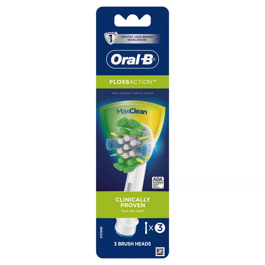 Oral-B Floss Action Electric Toothbrush Replacement Brush Head Refills Oral Care Pasteur Pharmacy