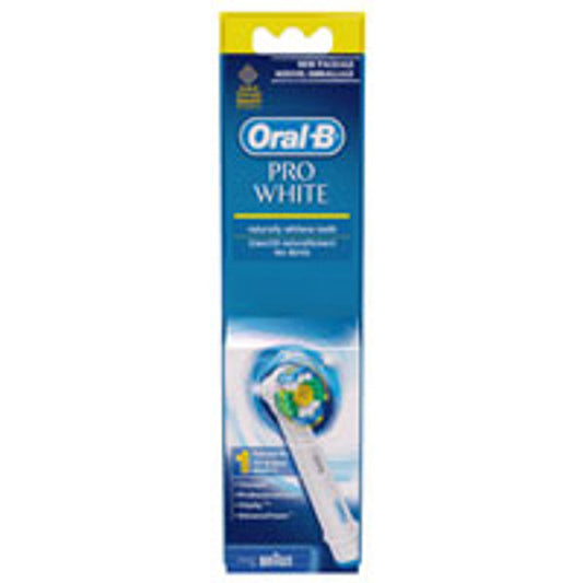 Oral-B Pro White Replacement Brush Heads, Model No : Eb18-1 Toothbrush Replacement Heads Pasteur Pharmacy