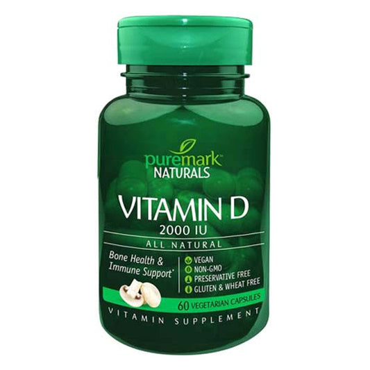 Puremark Naturals Vitamin D 2 Vitamins & Supplements Pasteur Pharmacy