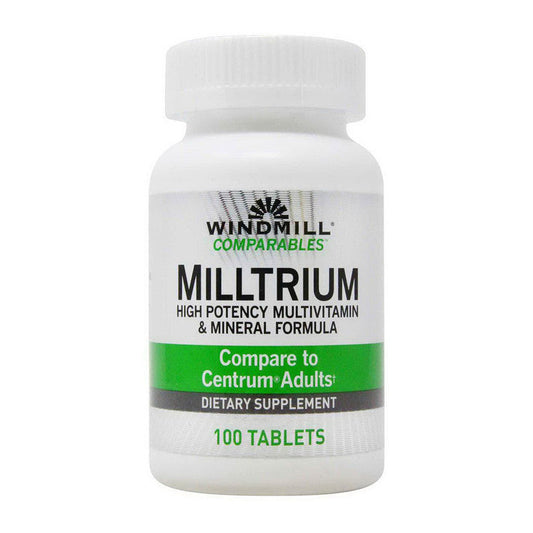 Windmill® Milltrium High Potency Multivitamin & Mineral Formula Vitamins & Supplements Pasteur Pharmacy