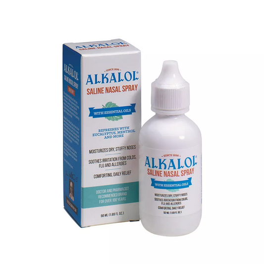 Alkalol Saline Nasal Spray - 1.69 Fl Oz Medicine Cabinets Pasteur Pharmacy