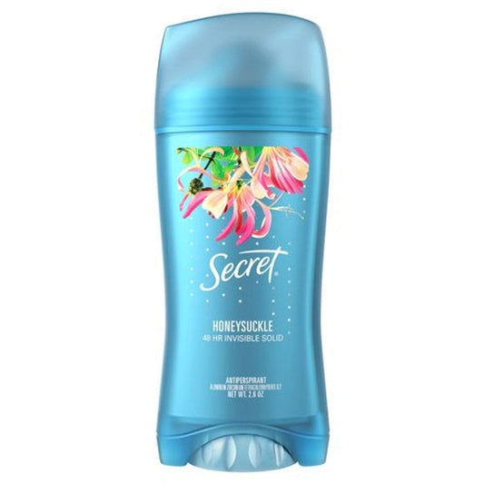 Secret Antiperspirant, Honeysuckle Scent, Invisible Solid 2.6 Oz Deodorant Pasteur Pharmacy