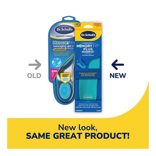 Dr Scholls Comfort And Energy Memory Fit Insoles For Women, 1 Pair, Size 6-10 Insoles & Inserts Pasteur Pharmacy