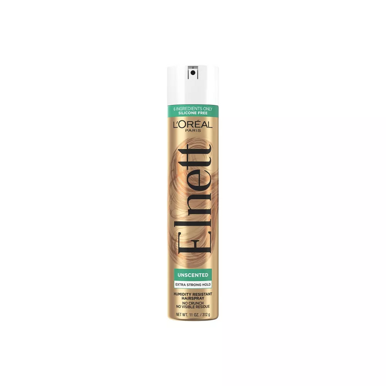 L'Oreal Paris Elnett Satin Extra Strong Hold Unscented Hair Spray 11oz Hair Care Pasteur Pharmacy