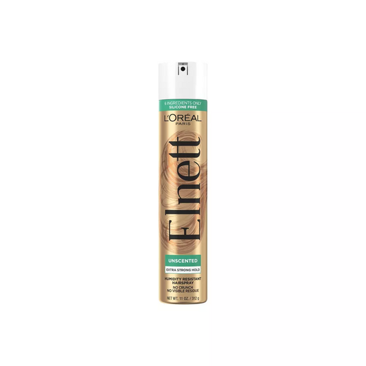 L'Oreal Paris Elnett Satin Extra Strong Hold Unscented Hair Spray 11oz Hair Care Pasteur Pharmacy