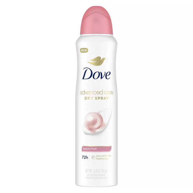 Dove Advanced Care Dry Spray - Beauty Finish - 3.8 oz (107g) Deodorant & Anti-Perspirant Pasteur Pharmacy