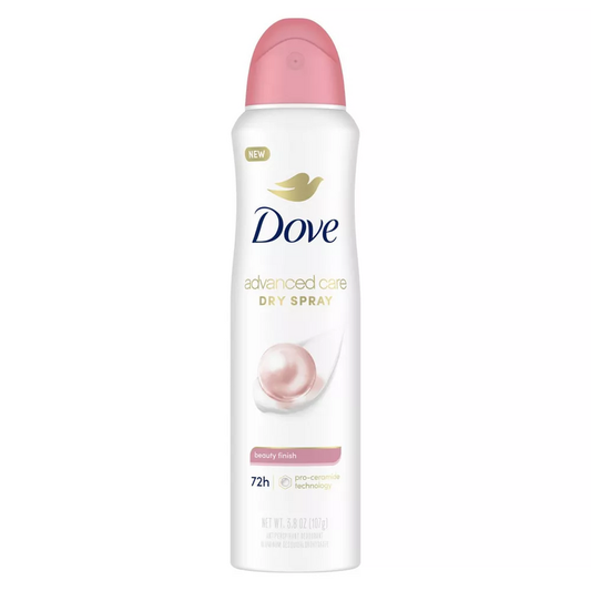 Dove Advanced Care Dry Spray - Beauty Finish - 3.8 oz (107g) Deodorant & Anti-Perspirant Pasteur Pharmacy