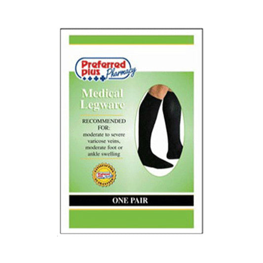 Loving Comfort Dress Socks Knee High Closed Toe Men's 20-30 Mmhg Brown Large Personal Care Pasteur Pharmacy