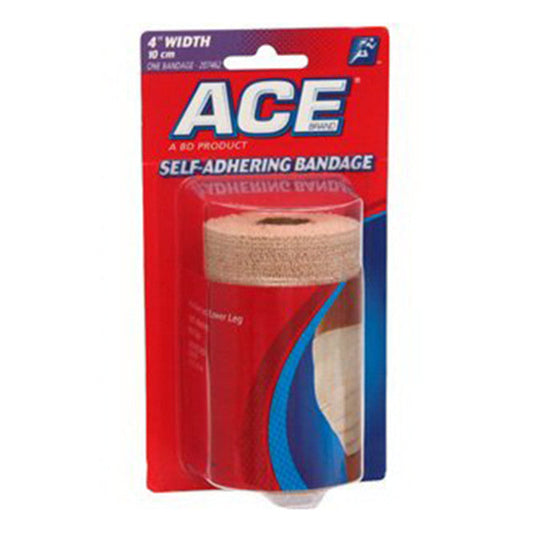 Bande élastique ACE, auto-adhérente, 4 pouces de largeur