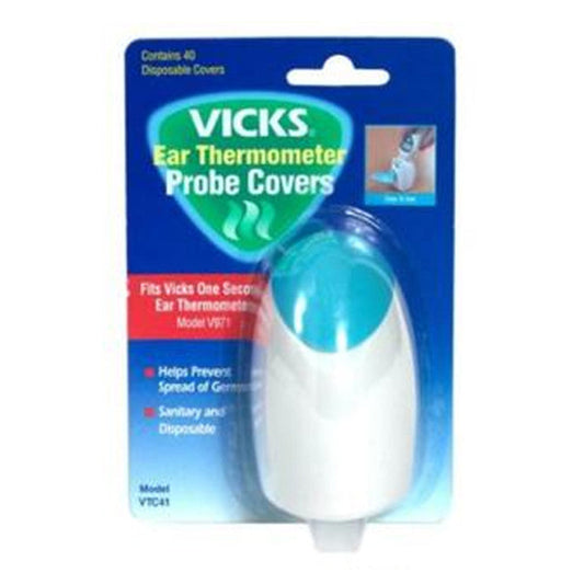 Vicks Ear Thermometer Probe Covers, Model No : Vtc41 Medical Thermometers Pasteur Pharmacy