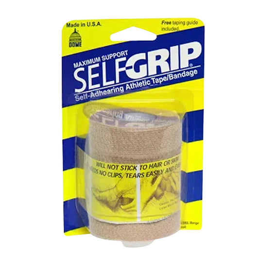Selfgrip Maximum Support Self-Adhering Athletic Tape Or Bandage Of 1 Inch, Beige Plant Cages & Supports Pasteur Pharmacy