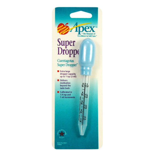 Apex Medicine Dropper, 5 ml (1 Tsp) – Calibrated for Accurate Dosing Medicine & Drugs Pasteur Pharmacy