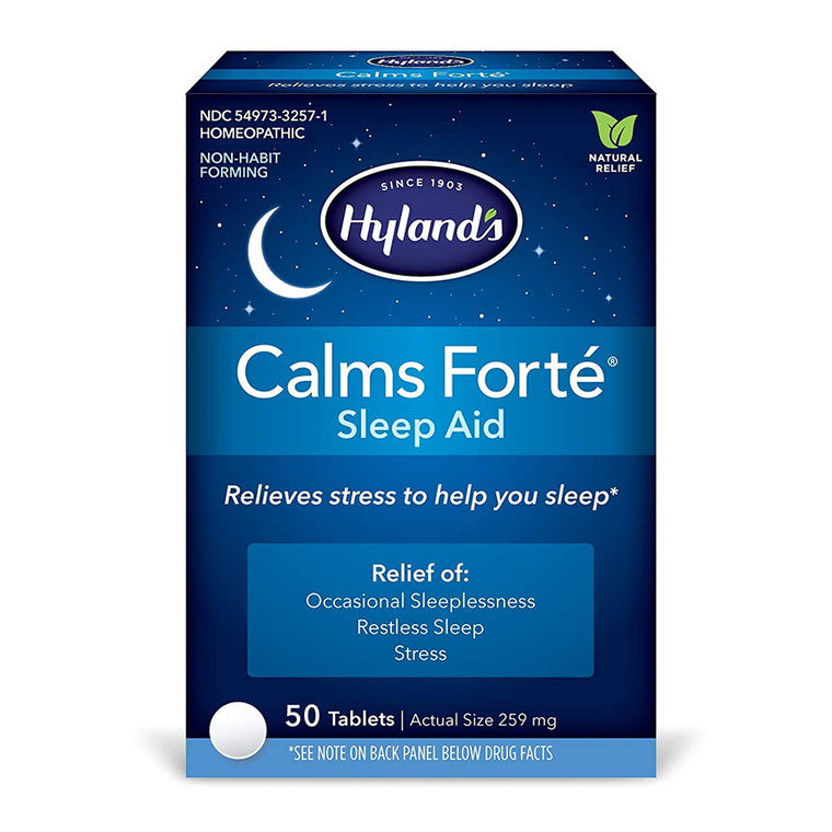 Hyland's Homeopathic Calms Forte Sleep Aid Tablets Vitamins & Supplements Pasteur Pharmacy
