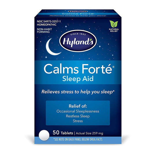 Hyland's Homeopathic Calms Forte Sleep Aid Tablets Vitamins & Supplements Pasteur Pharmacy