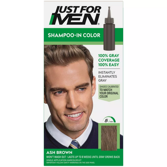 Just For Men Shampoo-In Color Gray Hair Coloring Hair Color Pasteur Pharmacy