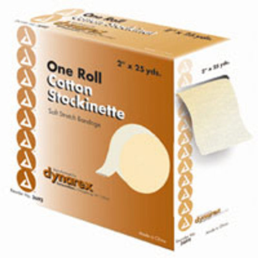 Dynarex® Cotton Stockinette – Soft Stretch Tubular Bandage (3" x 25 Yd) First Aid Pasteur Pharmacy