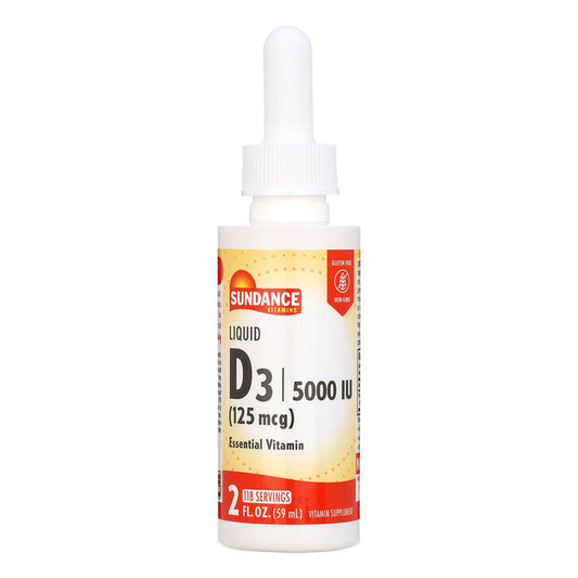Sundance Vitamin D3 Liquid, 5000 IU, 2 Oz Vitamins & Supplements Pasteur Pharmacy
