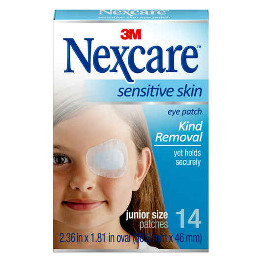 Nexcare Sensitive Skin Eye Patches, Junior Size First Aid Pasteur Pharmacy
