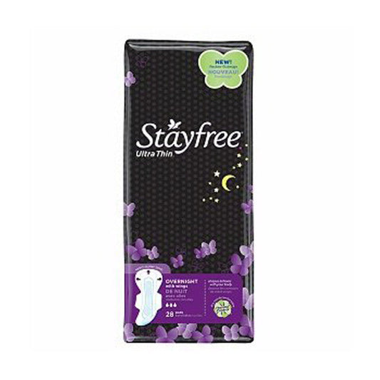 Stayfree Ultra Thin Pads Overnight With Wings Personal Care Pasteur Pharmacy
