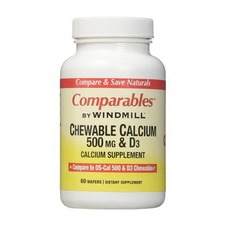 Windmill Calcium 500 Mg Chewable Tablets Vitamins & Supplements Pasteur Pharmacy