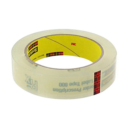 Scotch Prescription Label Tape 1 In X 72 Yd Boxed Wig Glue & Tape Pasteur Pharmacy
