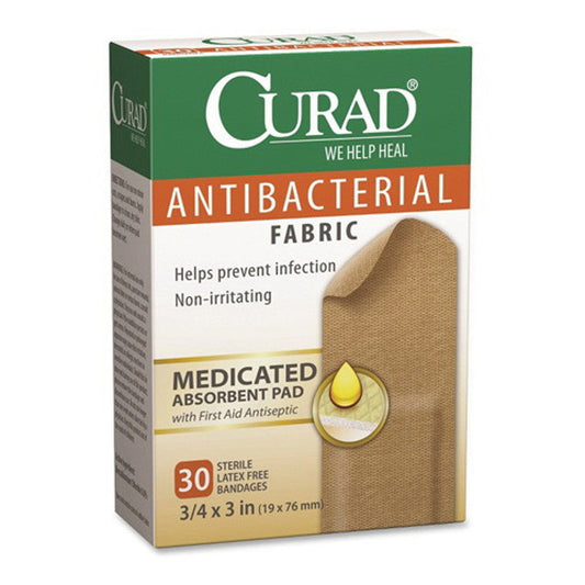 Curad Medline Infection Control Antibacterial Fabric Bandages Medical Supplies Pasteur Pharmacy