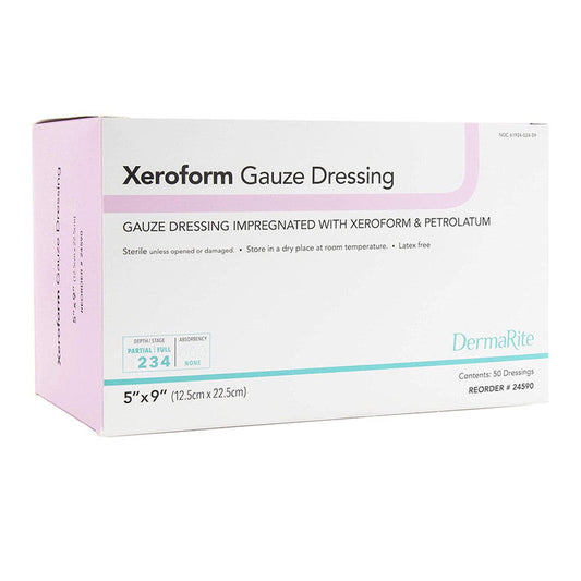 Dermarite Xeroform Gauze Dressing 5 X 9 In 50 Ct Medical Supplies Pasteur Pharmacy