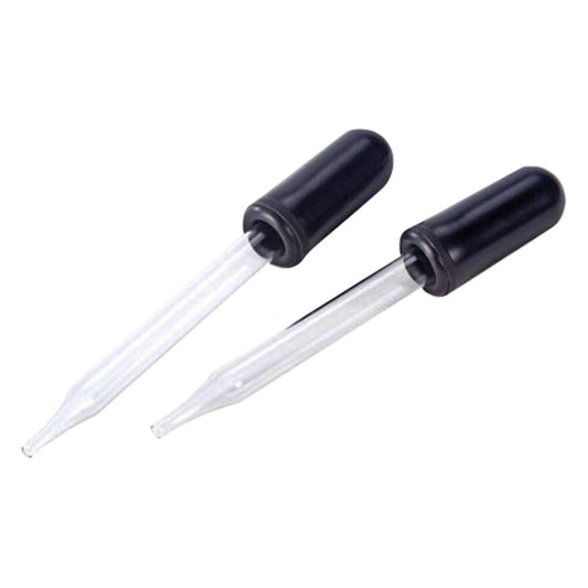 Carex Medicine Dropper Kit, 2-Pack (Straight & Bent Tip) - Precision Calibrated Medicine & Drugs Pasteur Pharmacy