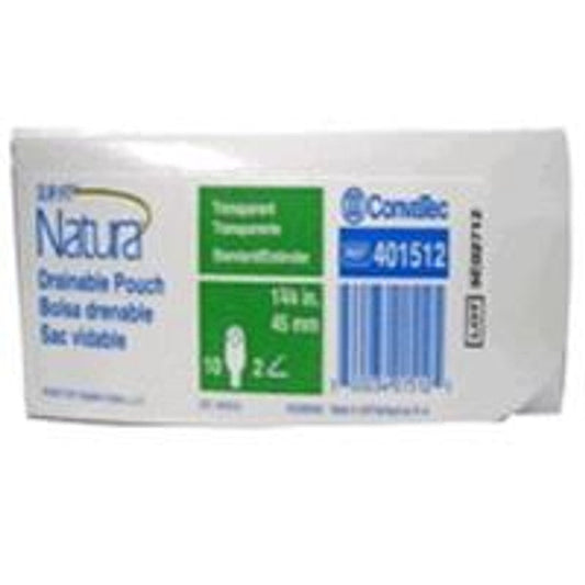 Sur-Fit Natura Drainable Pouch 401512 Transparent 10Ct Medical Pasteur Pharmacy