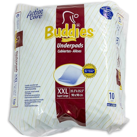 Griffin Buddies™ Premium XX-Large Underpads – 36 x 36 Inches (10 Count) Baby Safety Locks & Guards Pasteur Pharmacy