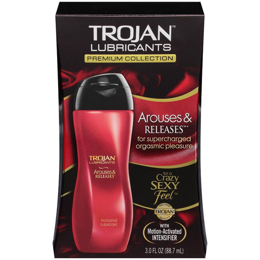 Trojan Arouses & Releases Personal Lubricant, 3 Oz Eye Drops & Lubricants Pasteur Pharmacy