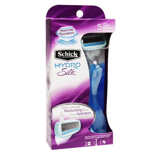 Schick® Hydro Silk® Razor – 5 Curve-Sensing Blades with Moisture Care Shaving & Grooming Pasteur Pharmacy