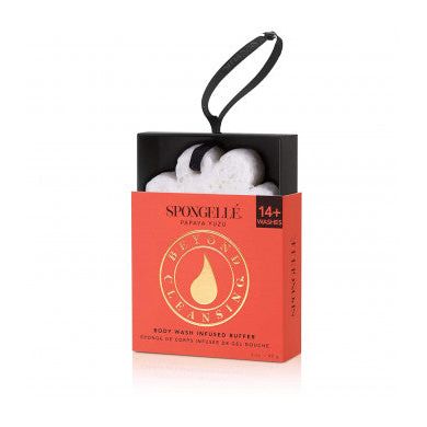 Spongelle Flower Boxed 14+ Uses Bath Mitts And Cloths, Papaya Yuza 85g Flowers Pasteur Pharmacy