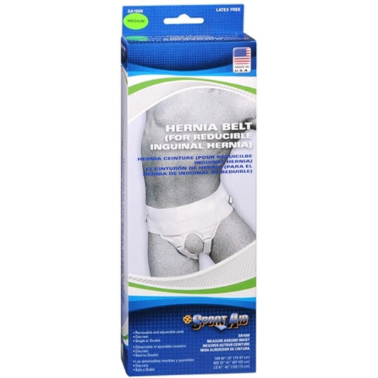 Sport Aid Hernia Belt Medium 35 -41 Belts Pasteur Pharmacy