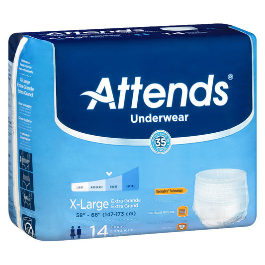 Attends Disposable Underwear, Heavy Extra Large Incontinence Aids Pasteur Pharmacy