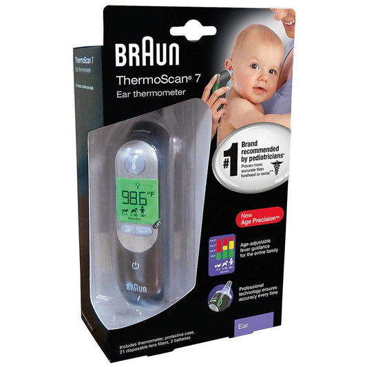 Braun ThermoScan® 7 Digital Ear Thermometer with Age Precision® Medical Thermometers Pasteur Pharmacy