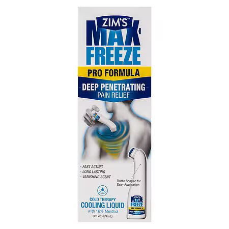 Zim Maximum Strength Freeze Pain Relief Gel / Spray Medicine & Drugs Pasteur Pharmacy