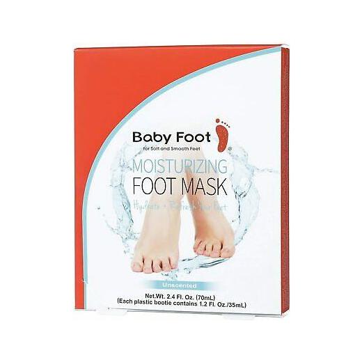Baby Foot Moisturizing Foot Mask Unscented 2.4 fl oz Moisturizer Pasteur Pharmacy