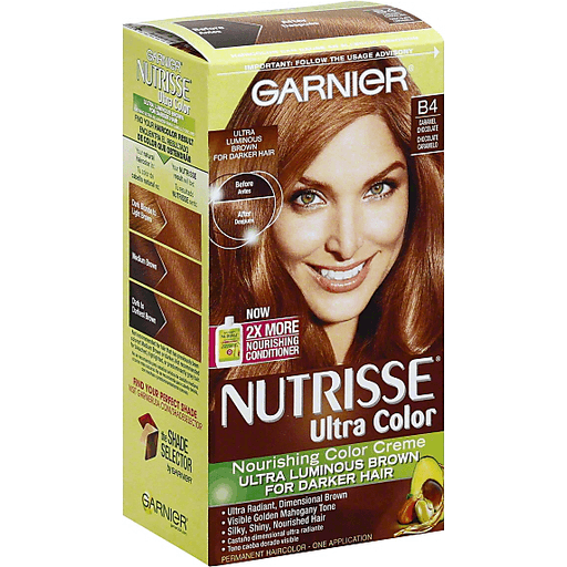 Garnier Nutrisse Ultra Color – B4 Caramel Chocolate (1 Count) Hair Color Pasteur Pharmacy